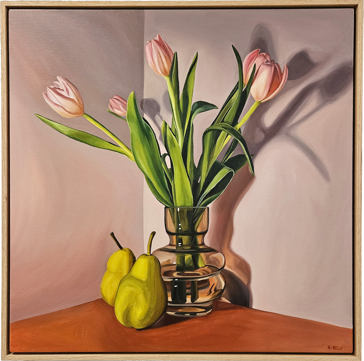 Blush Tulips in Peach Light - Keanna Belle Sacilotto by Keanna-Belle Sacilotto