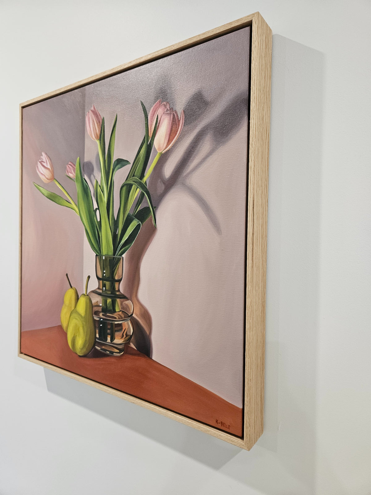 Blush Tulips in Peach Light - Keanna Belle Sacilotto by Keanna-Belle Sacilotto
