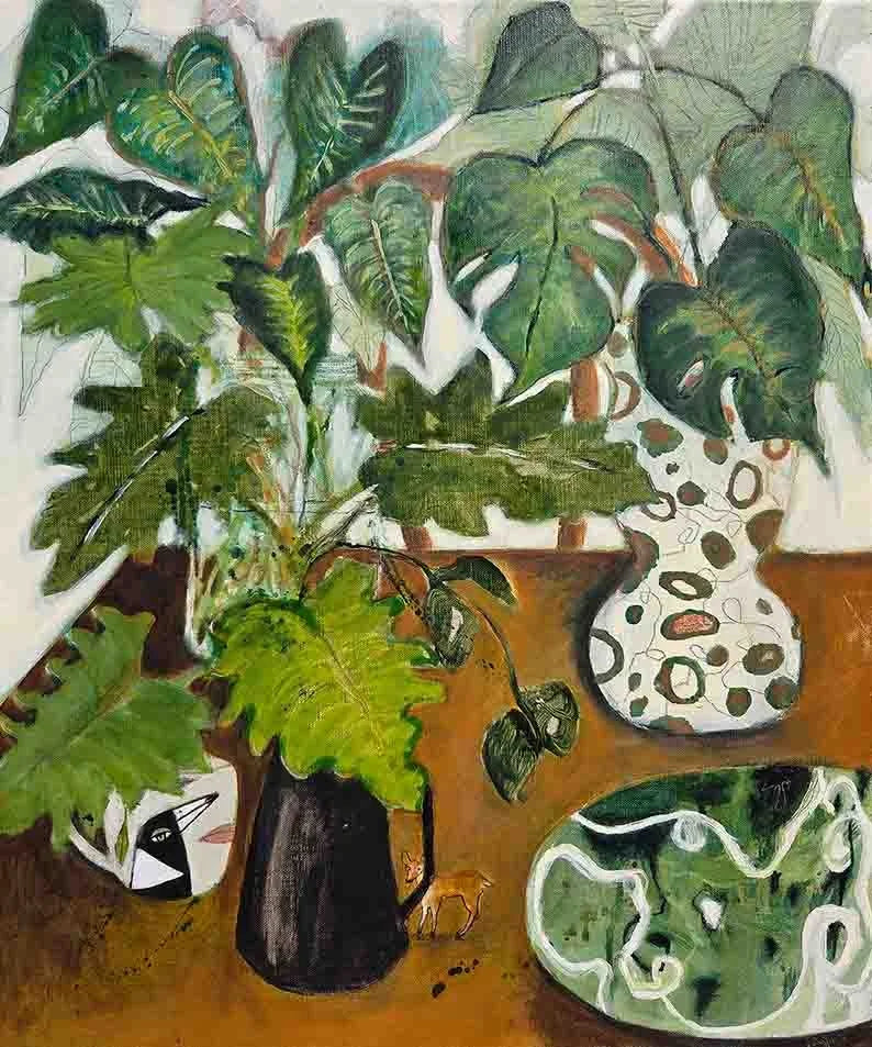 Leafy Canopy (Little deer) - Denise Daffara by Denise Daffara