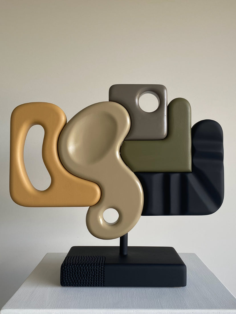 Painted sculpture - Victor & WIlls by Victor & Wills