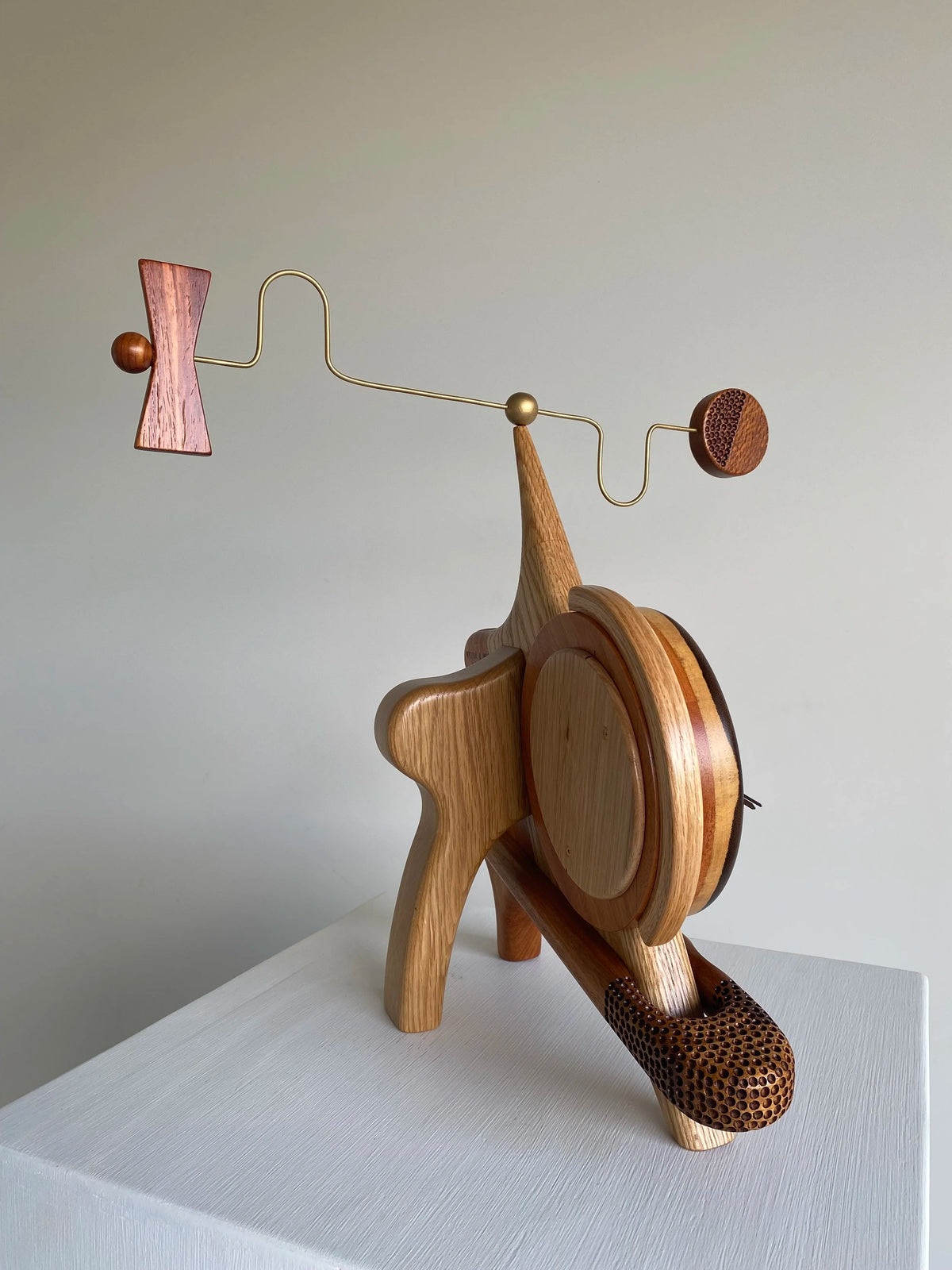 Sculptural clock/wind mobile - Victor & Wills by Victor & Wills