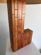 Rosewood tiled floor lamp - Victor & Wills by Victor & Wills
