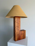 Rosewood tiled floor lamp - Victor & Wills by Victor & Wills