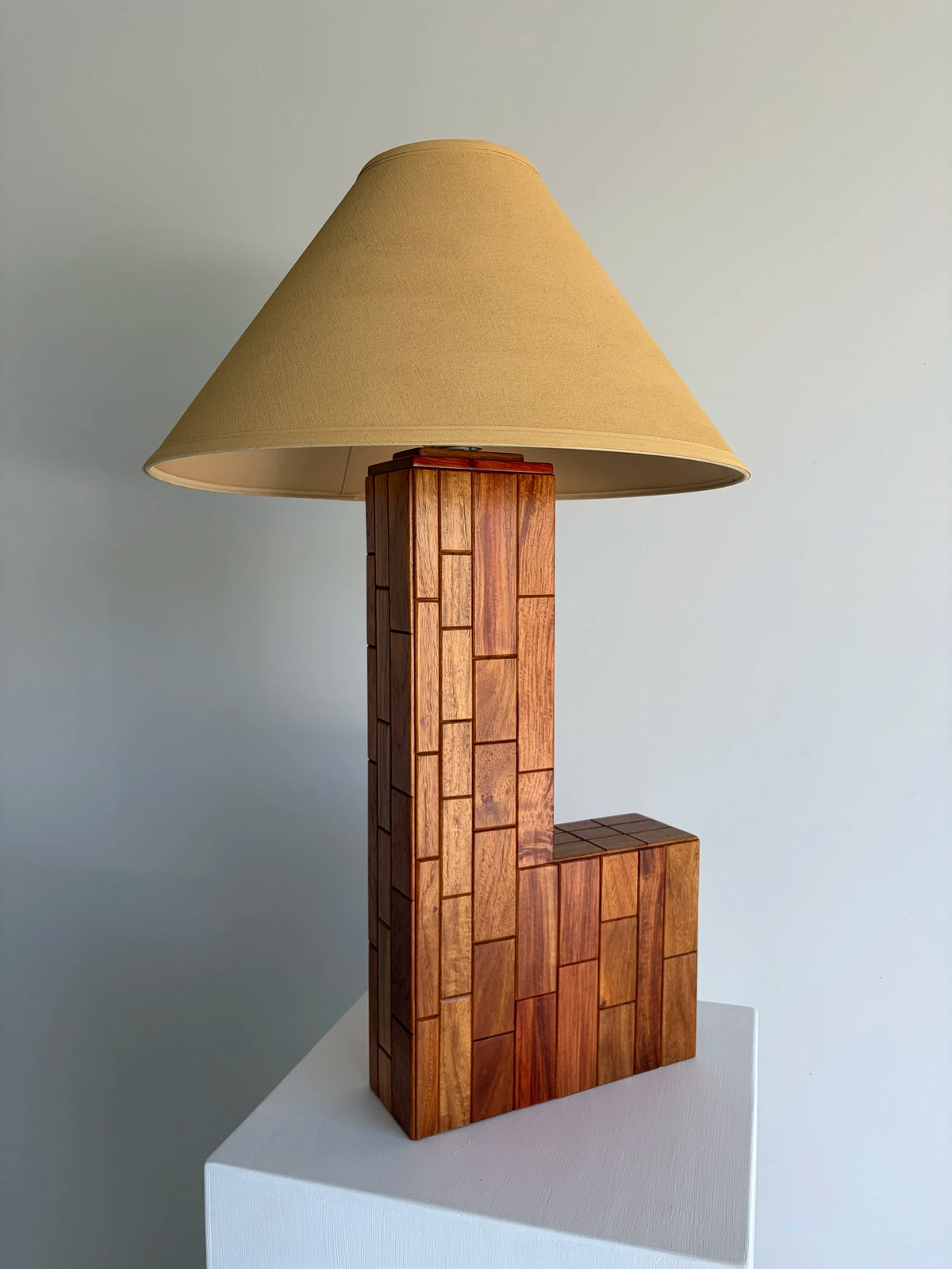 Rosewood tiled floor lamp - Victor & Wills by Victor & Wills