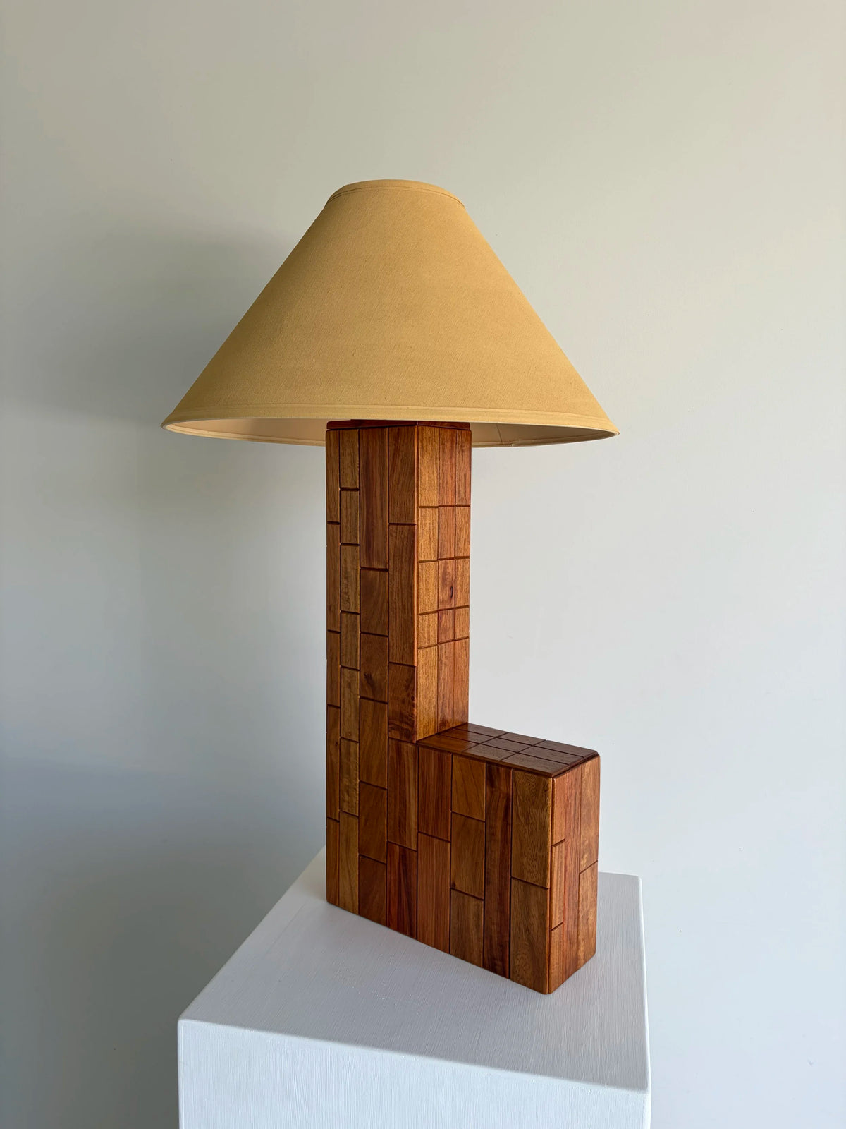 Rosewood tiled floor lamp - Victor & Wills by Victor & Wills
