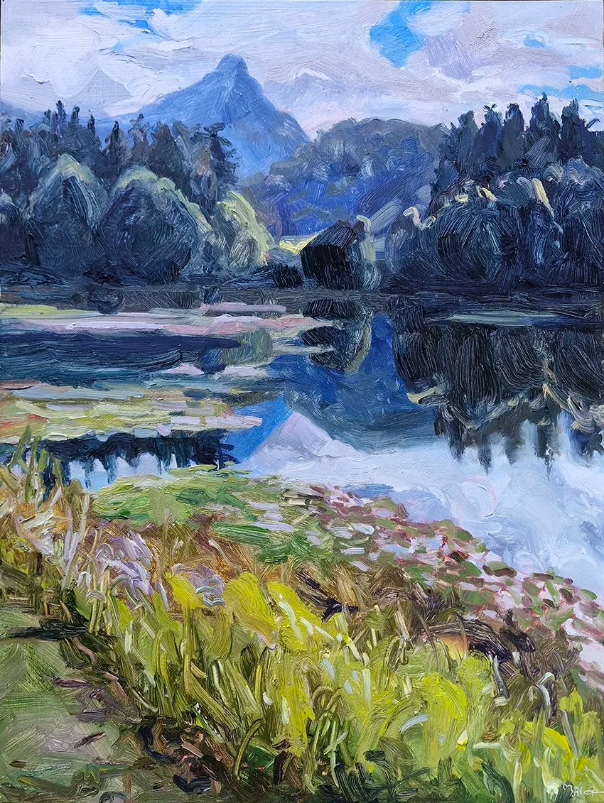 Morning Light at Crams Farm Reserve - Kate Marek by Kate Marek